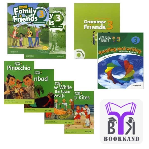 مجموعه کامل American Family and Friends 3 ویرایش دوم