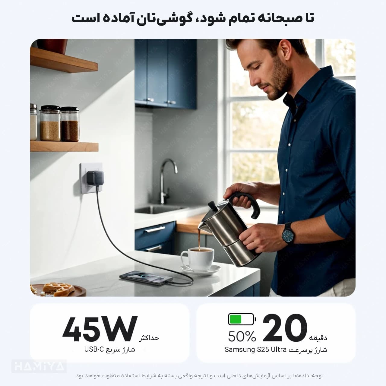 شارژر دیواری انکر مدل Nano B2692 توان 45 وات به همراه کابل تایپ سی به تایپ سی — تصویر ۵