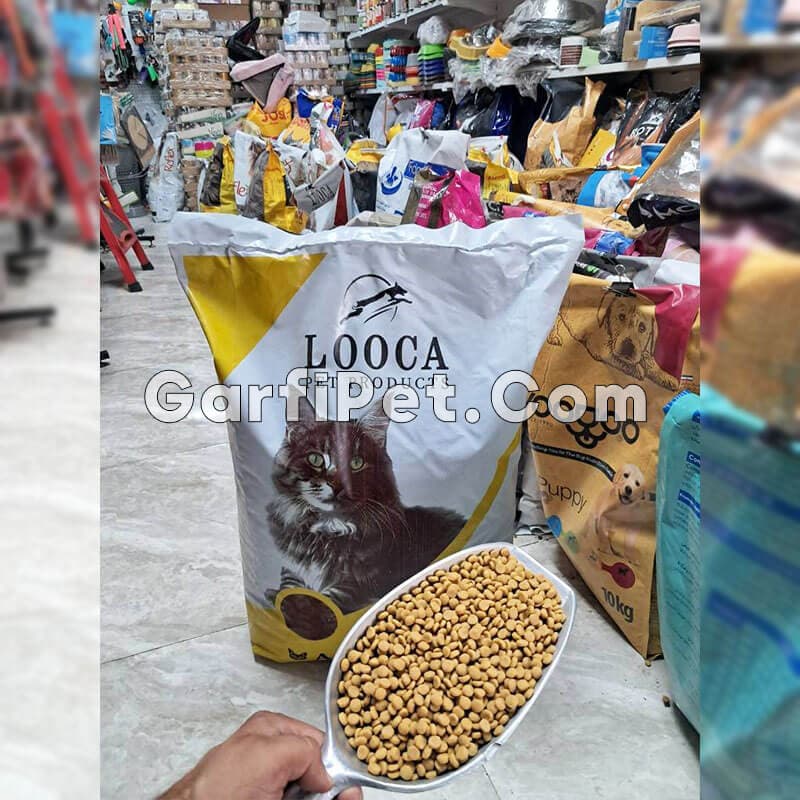 غذای خشک گربه بالغ «لوکا» مدل Adult Cat با طعم مرغ و برنج (10 کیلوگرم) — تصویر ۳