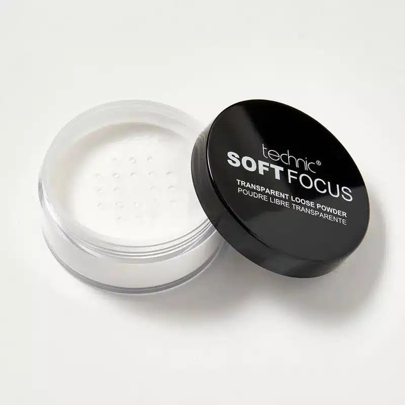 پودر فیکس بی رنگ تکنیک Technic مدل Soft Focus Transparent Loose Powder