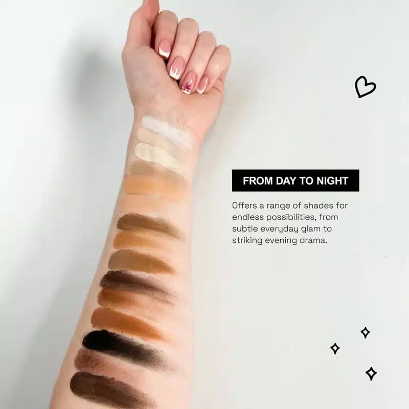 پالت سایه پودری و کرمی 15 رنگ تکنیک Technic مدل Complete Blend — تصویر ۳