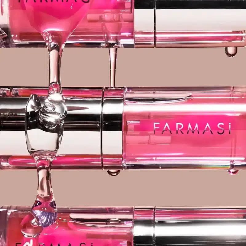 روغن لب رنگی آبرسان فارماسی Farmasi Lip Oil رنگ Pink — تصویر ۳