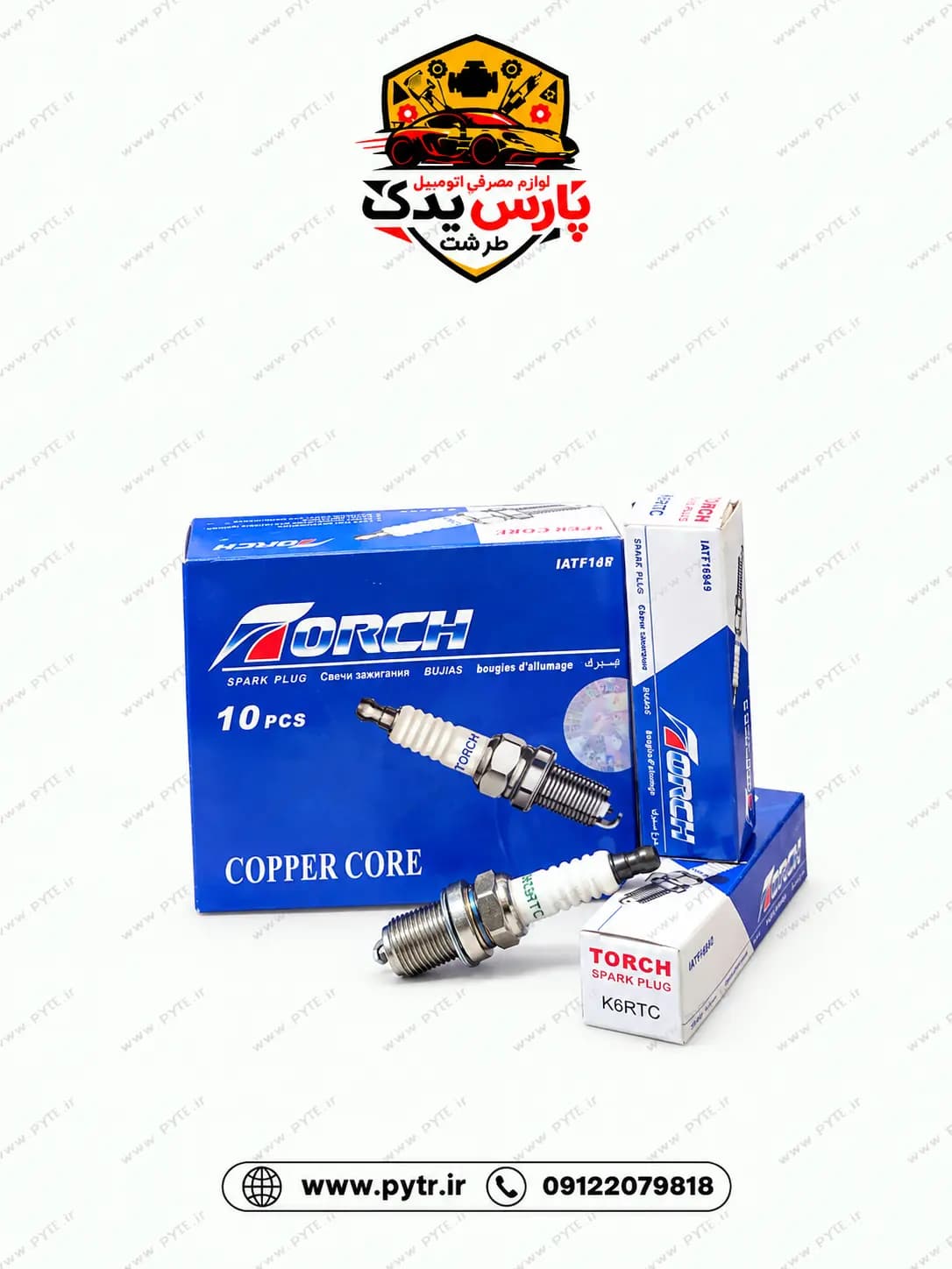 شمع تورچ TORCH کد K6RTC مناسب پژو پارس