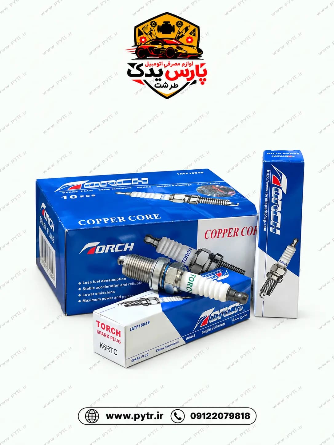 شمع تورچ TORCH کد K6RTC مناسب تیبا