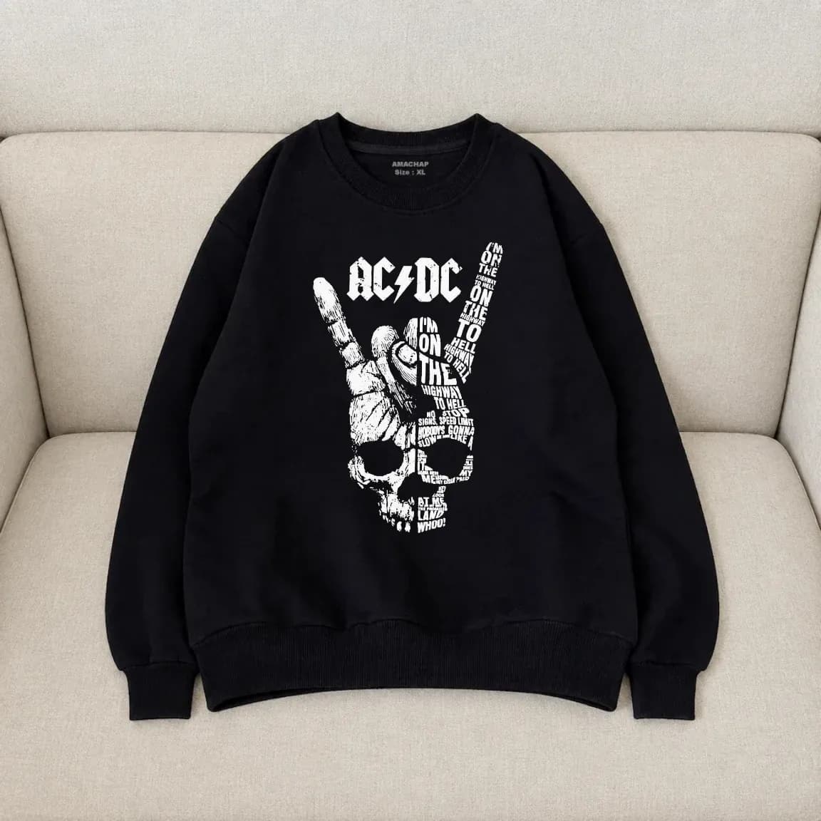 دورس و هودی طرح AC DC مدل Will Rock