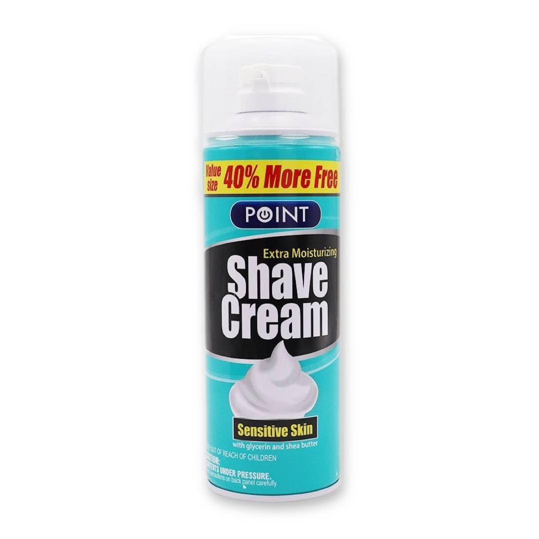 فوم اصلاح پوینت POINT مناسب پوست های حساس مدل Shave Cream حجم 400 میل