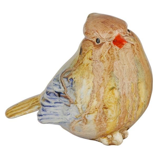 مجسمه چینی گنجشک کاردینال نماد عشق (بسته دو عددی) — تصویر ۳