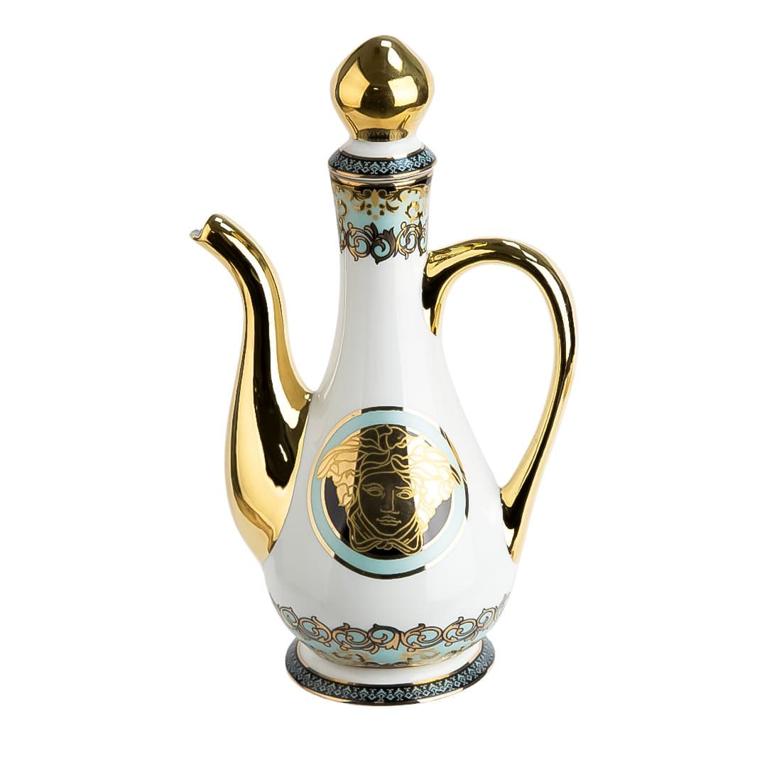 گلاب پاش چینی طرح رزنتال برند باواریا در رنگ کرم و آبی