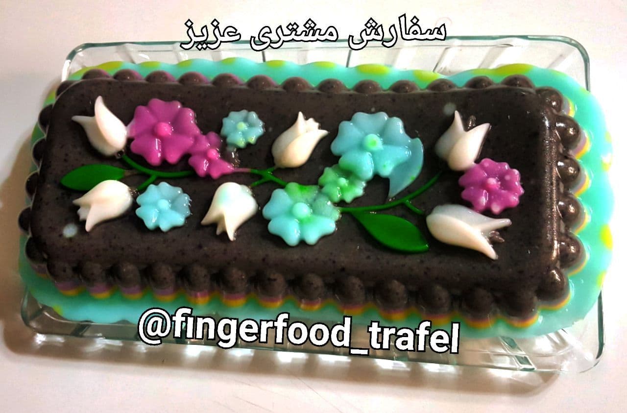 ژله قالبی گل