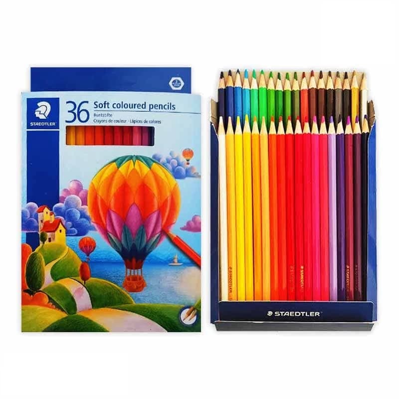 مداد رنگی 36 رنگ جعبه ای استدلر 36