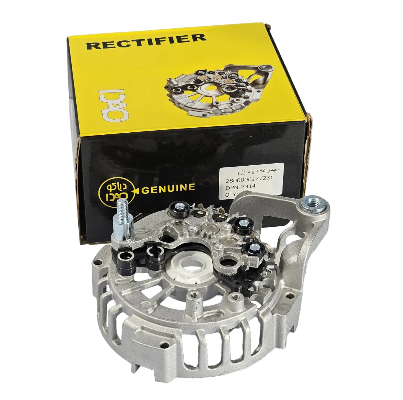 دیود دینام دیاکو کد DPN-7314 با درپوش مناسب برای پژو 405 — تصویر ۲