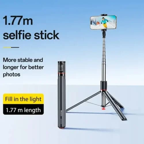 سه پایه و مونوپاد بلوتوثی یسیدو SF30 — تصویر ۳