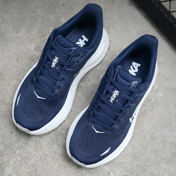 هوکا باندی 9 سرمه ای سفید Hoka Bondi 9 Varsity Navy White 1162011-VYN — تصویر ۵