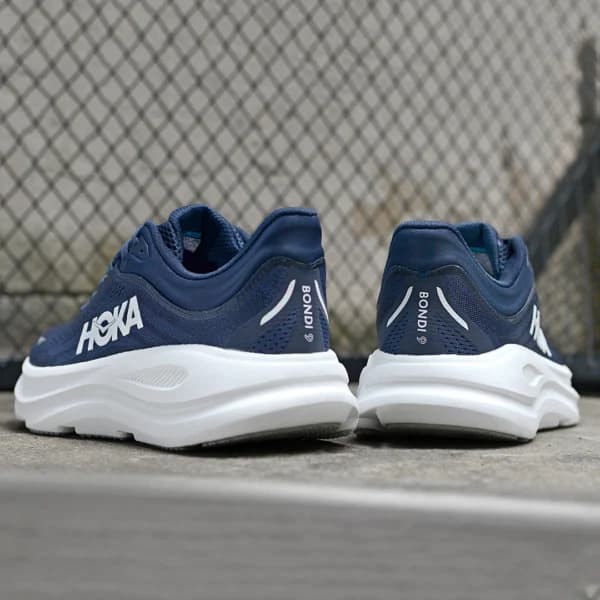 هوکا باندی 9 سرمه ای سفید Hoka Bondi 9 Varsity Navy White 1162011-VYN — تصویر ۳