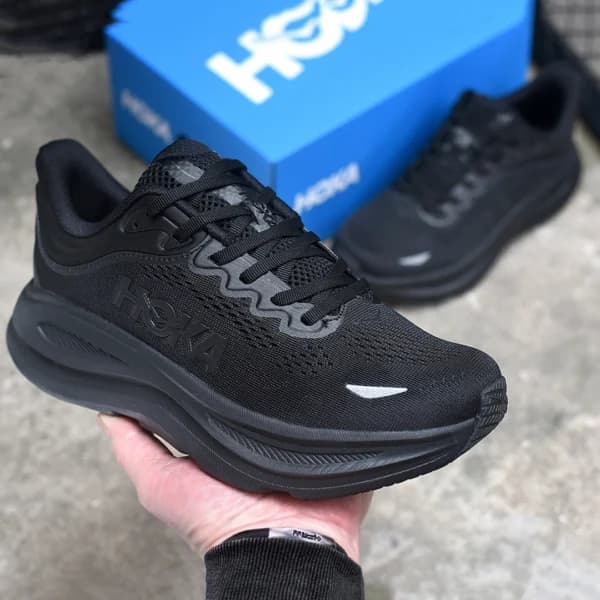 هوکا باندی 9 مشکی Hoka Bondi 9 Triple Black 1162011-BBLC — تصویر ۳