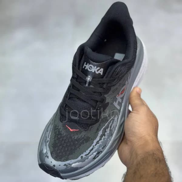 هوکا استینسون 7 مشکی خاکستری Hoka Stinson 7 Black Outer Orbit — تصویر ۲