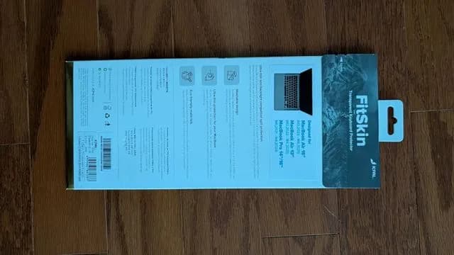 کاور کیبورد شفاف مک بوک نئو 13 اینچ | 2026 | A18 Pro مدل FitSkin Transparent برند جی سی پال — تصویر ۴