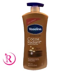 لوسیون بدن وازلین مدل cocoa radiant حجم 725 میل