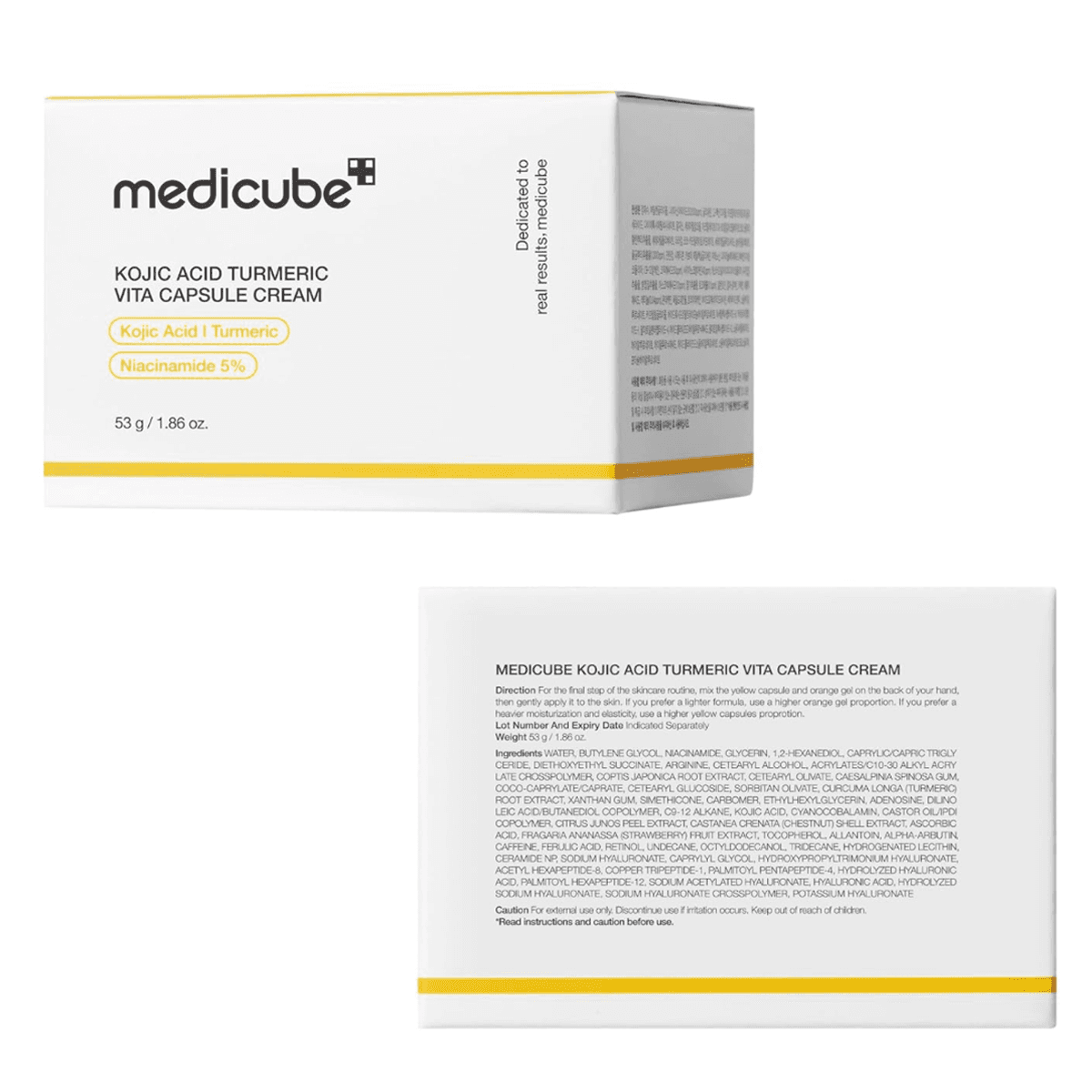 کرم کپسولی کوجیک اسید ضد لک و روشنکننده مدی کیوب Medicube Kojic Acid Capsule Cream — تصویر ۴