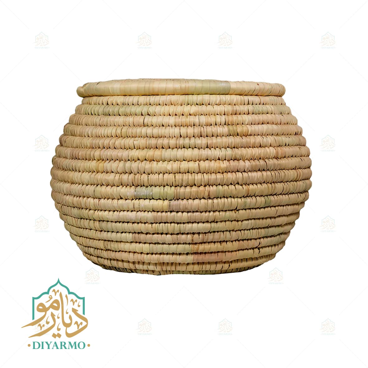 خمره حصیری جا برنجی – کد DM51