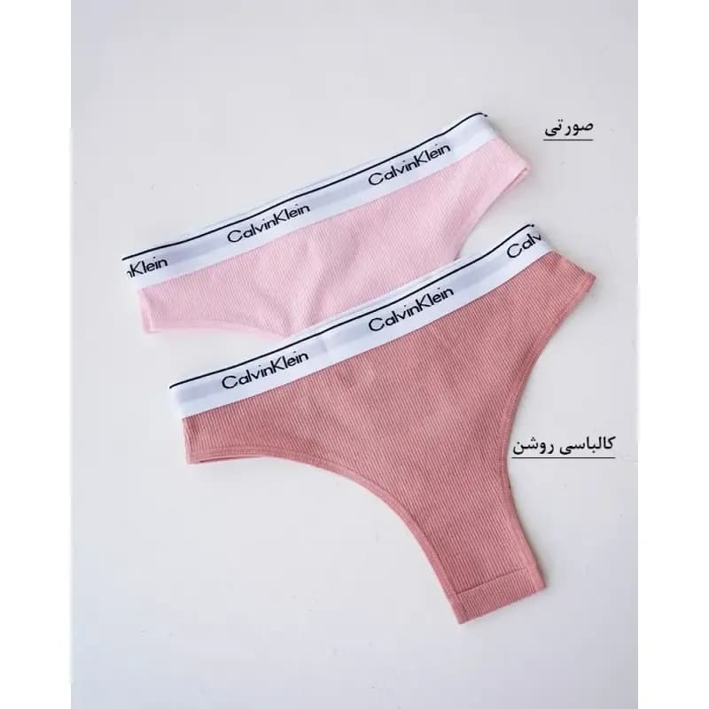 شورت زنانه لوپو مدل برزیلی طرح بیسیک نخی ضد حساسیت سایز XL و XXL — تصویر ۲