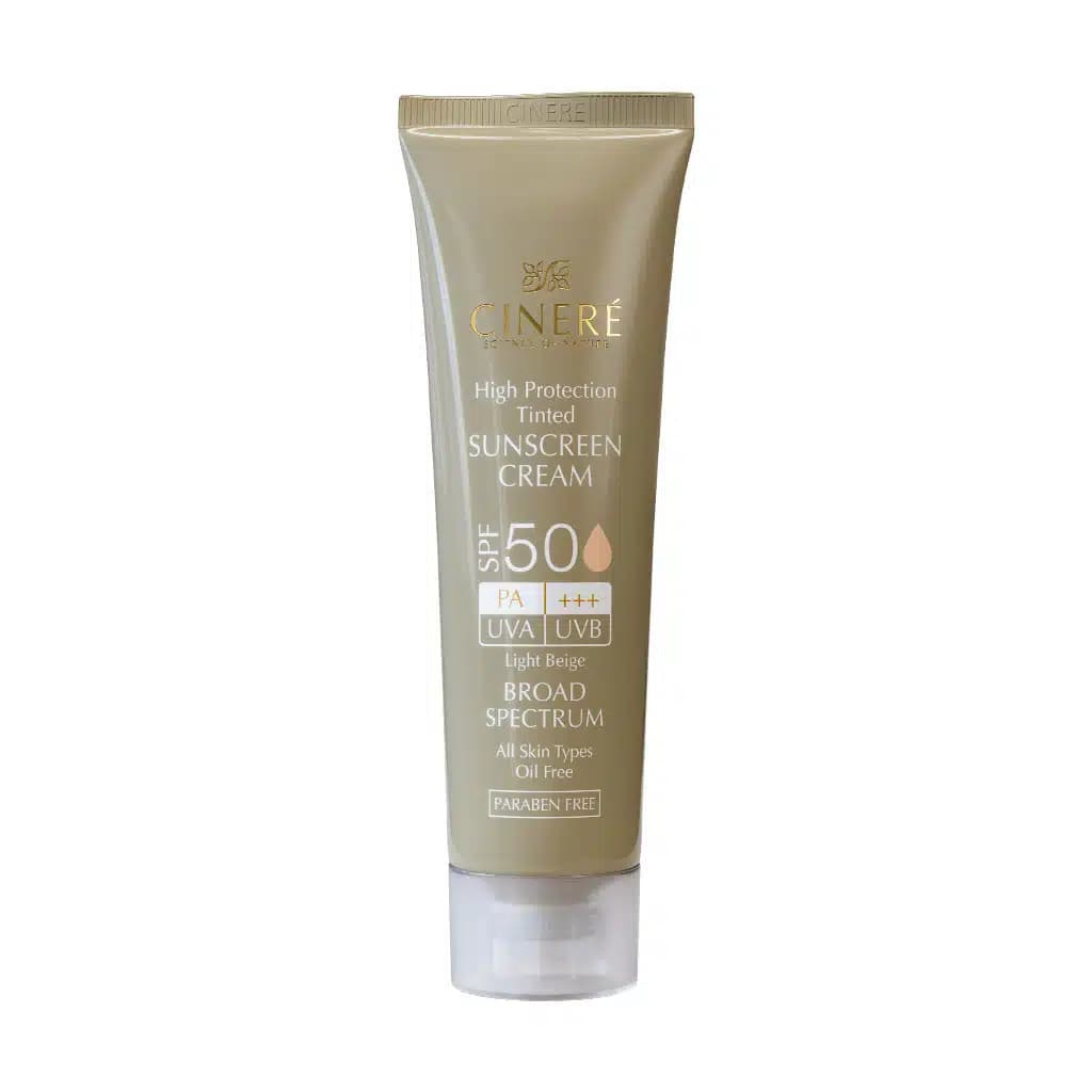 سينره ضد آفتاب رنگي فاقد چربي SPF 50 حجم 50ميل
