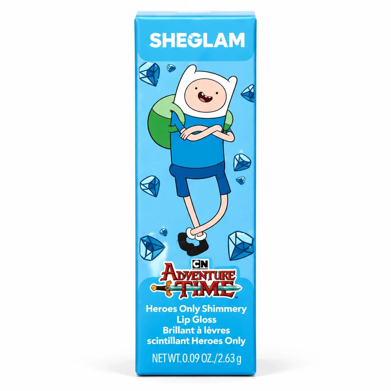 لیپ گلاس شیگلم مدل Adventure Time – رنگ آبی (Frosty) — تصویر ۲