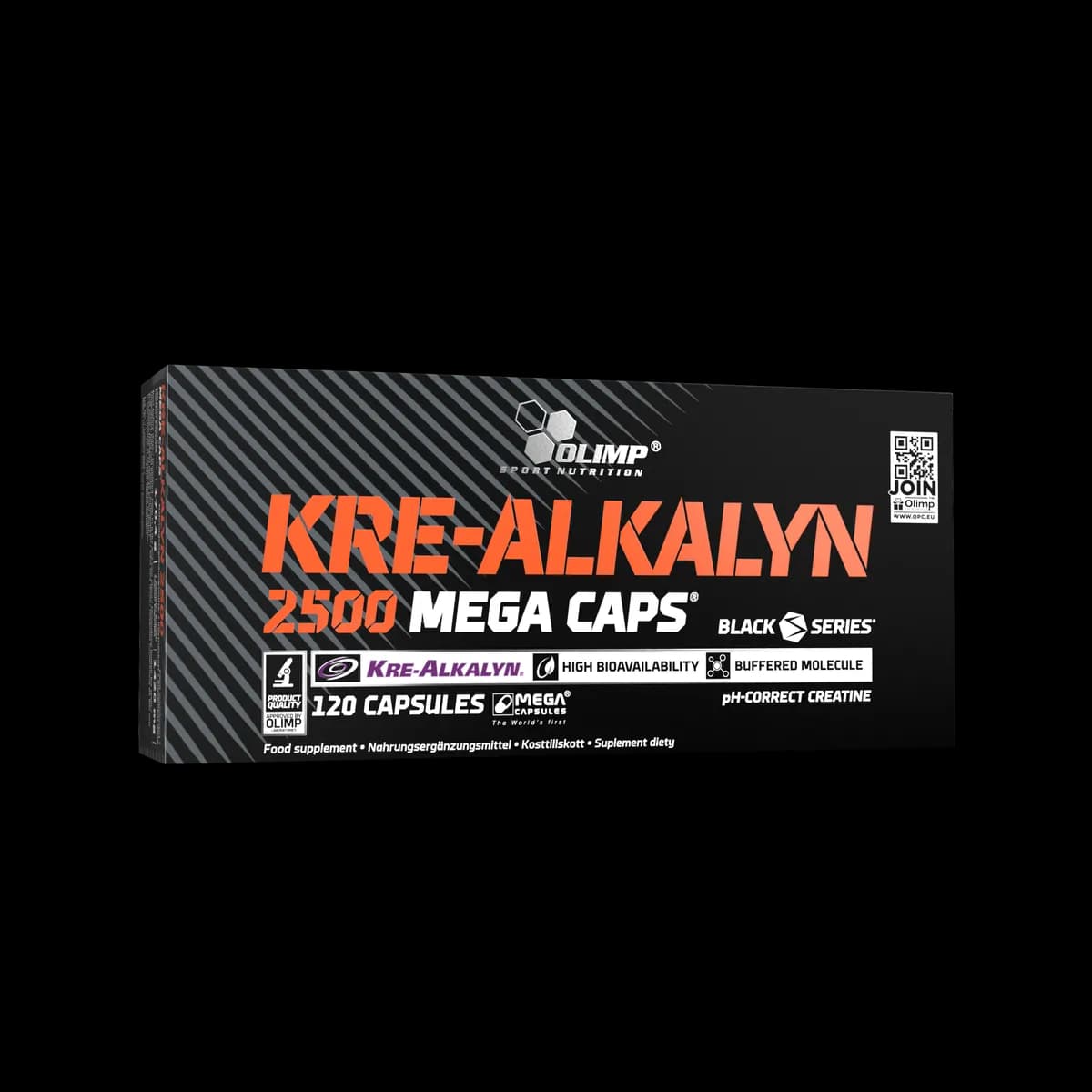 کراتین آلکالین الیمپ 120 کپسول | Olimp Kre-Alkalyn 2500
