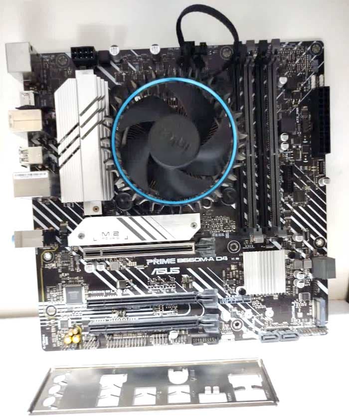 باندل کارکرده Asus B660M-A+CPU 14400+Fan intel mesi