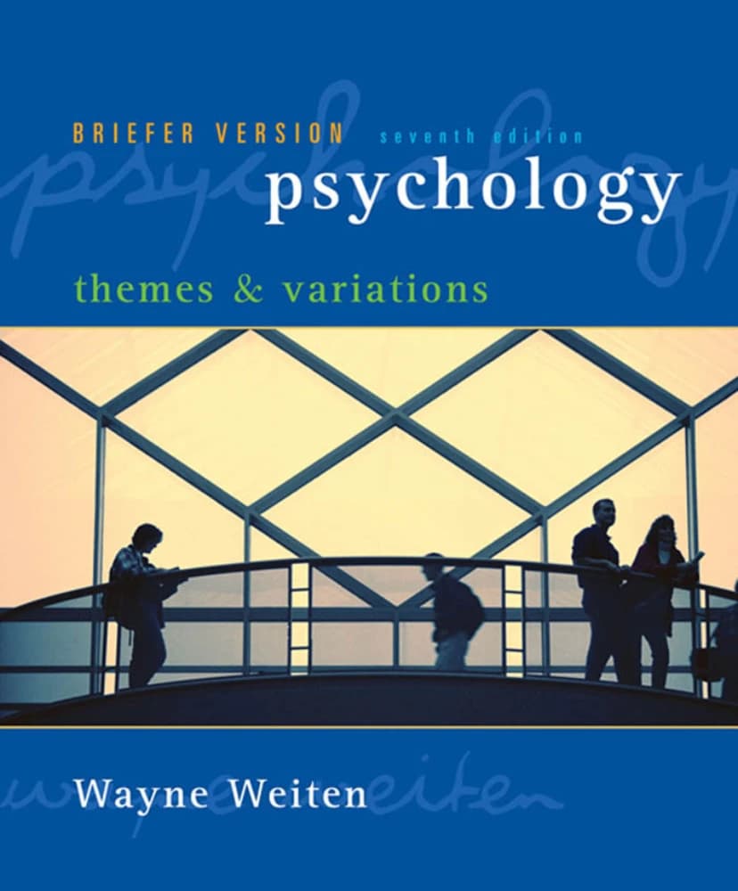 کتاب Psychology: Themes and Variations (روان‌شناسی: موضوعات و دیدگاه‌های متنوع) اثر وین وایتن نسخه PDF انگلیسی