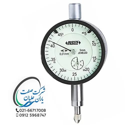 ساعت اندیکاتور ۵ میلیمتر پشت تخت مدل 2308-5FA اینسایز (INSIZE)