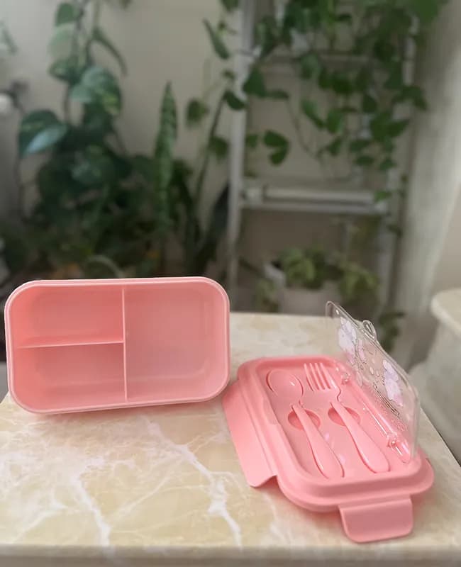 ظرف غذا سه خانه کیتی — تصویر ۲