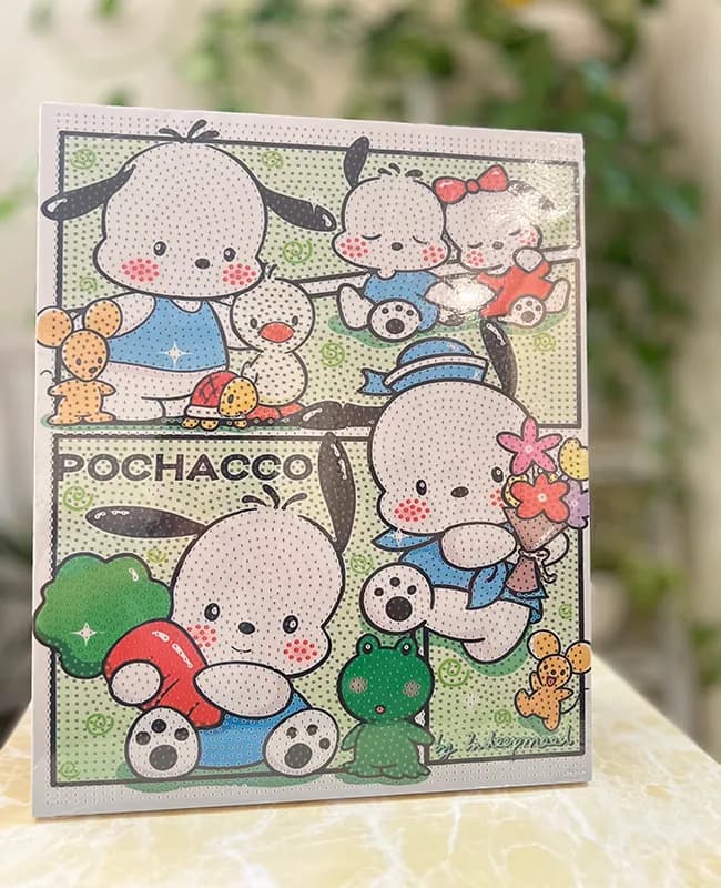 نقاشی الماسی سایز بزرگ 30*40 طرح پوچاکو