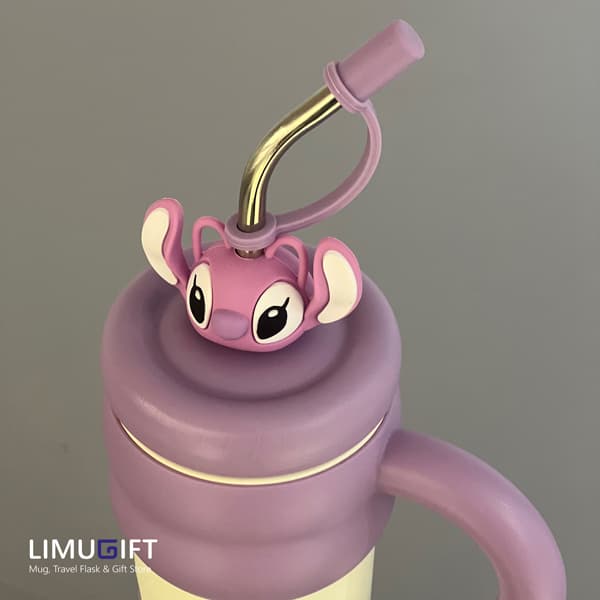 تراول ماگ استیچ و آنجل طرح تامبلر برند دیزنی اورجینال (Stitch Disney) کد 0417 — تصویر ۸