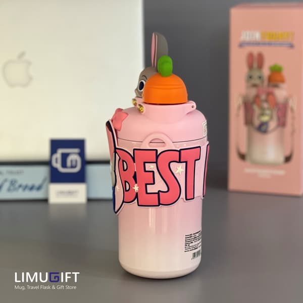 تراول ماگ فانتزی دوحالته دیزنی اصل زوتوپیا درب عروسکی بنددار 400 میل (zootopia disney)- کد 0413 — تصویر ۸