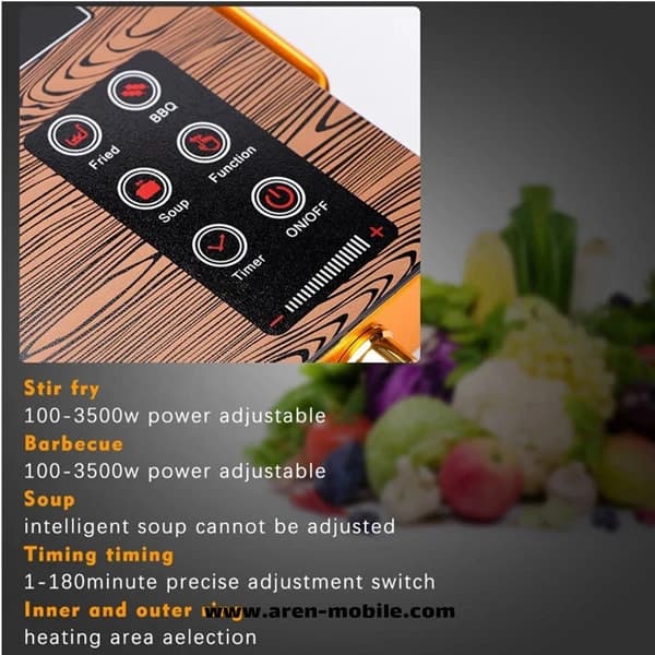 اجاق برقی رومانتیک هوم (مادون قرمز) مدل EC800R — تصویر ۴