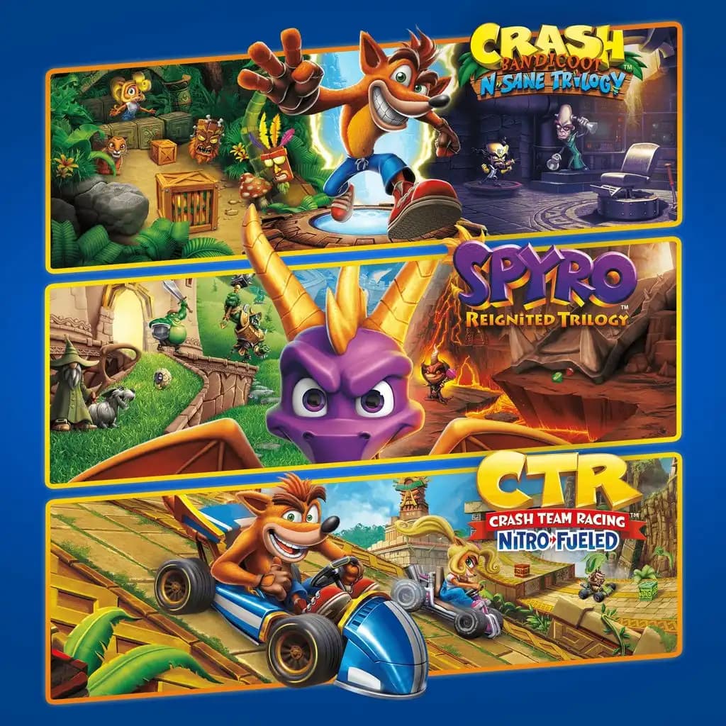 Crash and Spyro Triple Play Bundle
