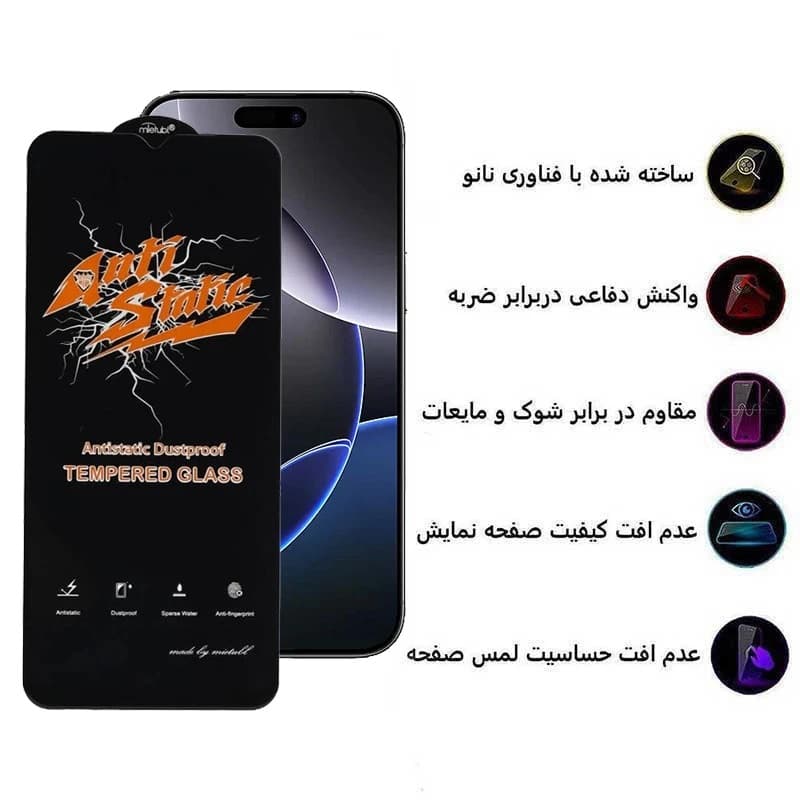 محافظ صفحه نمایش میبو مدل Antistatic Touch مناسب برای گوشی موبایل سامسونگ Galaxy A17 — تصویر ۵