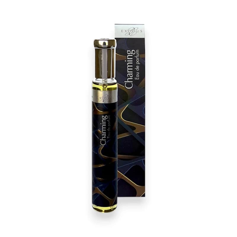عطر ادکلن جیبی اگزودوس مدل چارمینگ مردانه (مشابه آرمانی استرانگر ویت یو) – ۳۰ میلی‌لیتر