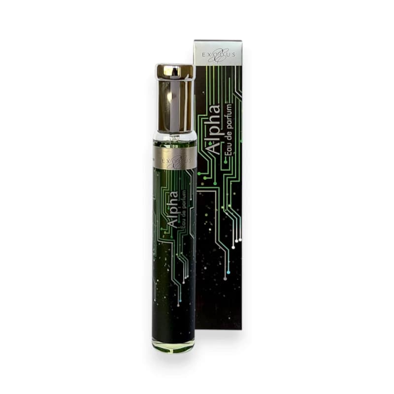 عطر ادکلن جیبی اگزودوس مدل آلفا مردانه (مشابه مون بلان لجند) – ۳۰ میلی‌لیتر
