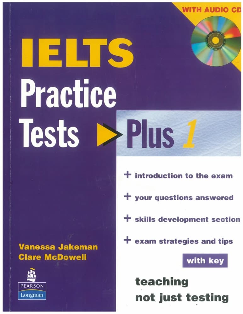 کتاب IELTS Practice Tests Plus 1 (آزمون‌های تمرینی پلاس آیلتس، جلد ۱) نسخه انگلیسی PDF