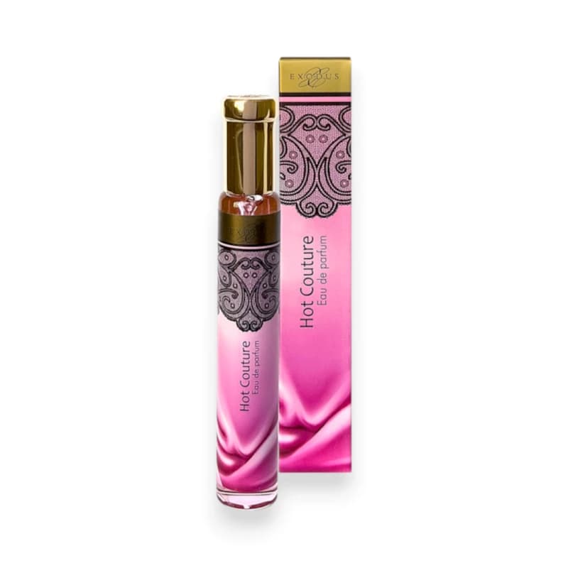 عطر ادکلن جیبی اگزودوس مدل هات کوتور زنانه (مشابه ویکتوریا سکرت بامب شل) – ۳۰ میلی‌لیتر