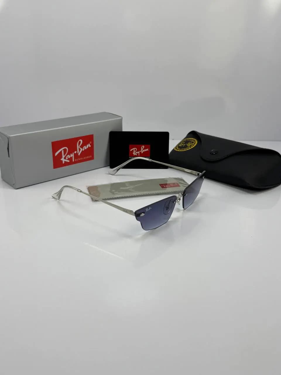عینک ریبن سیلور آبی rb-3701