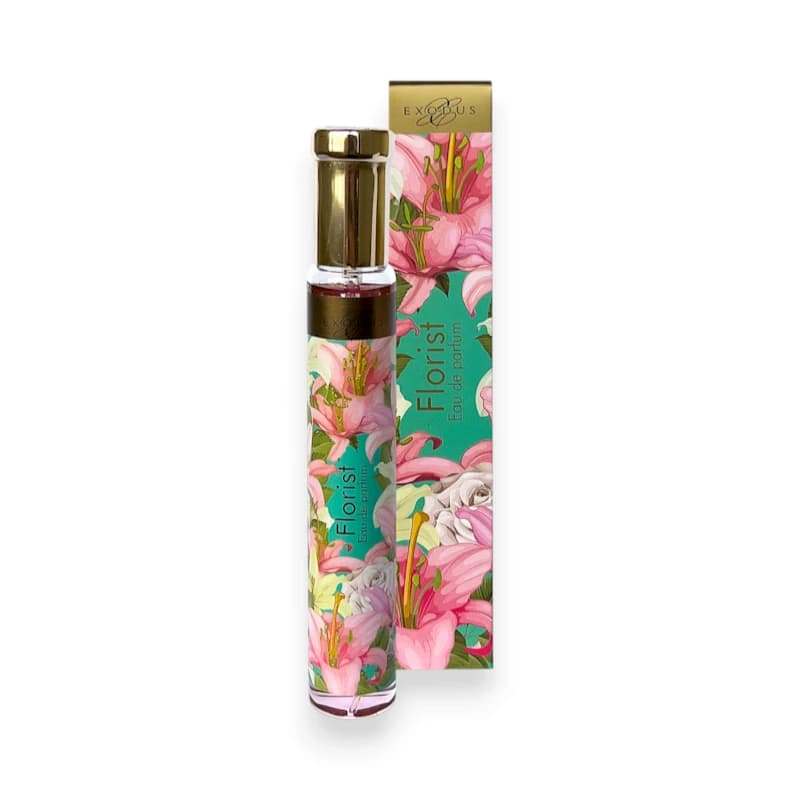 عطر ادکلن جیبی اگزودوس مدل فلوریست زنانه (مشابه ورساچه برایت کریستال) – ۳۰ میلی‌‌لیتر