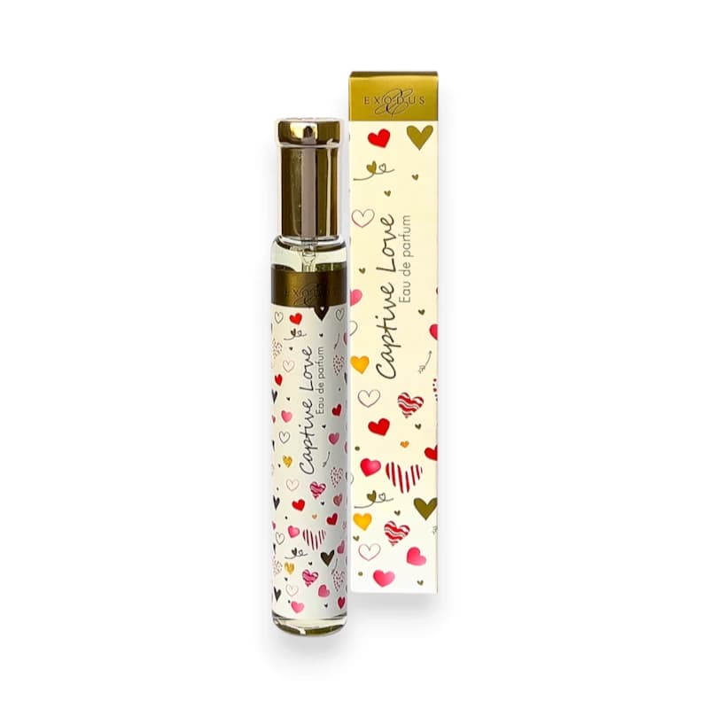 عطر ادکلن جیبی اگزودوس مدل کپتیو لاو زنانه (مشابه ورساچه اروس زنانه) – ۳۰ میلی‌لیتر