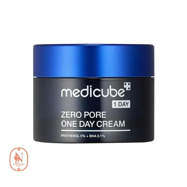 کرم مرطوب کننده صورت مدیکیوب مدل Zero Pore One Day حجم 50 میلی لیتر