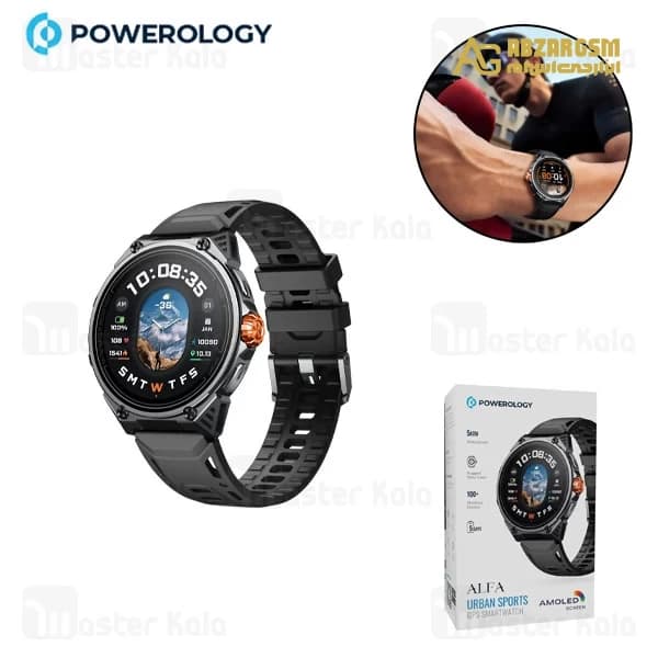 ساعت هوشمند پاورولوژی Powerology Alfa Urban PSWBT348BK — تصویر ۱۰