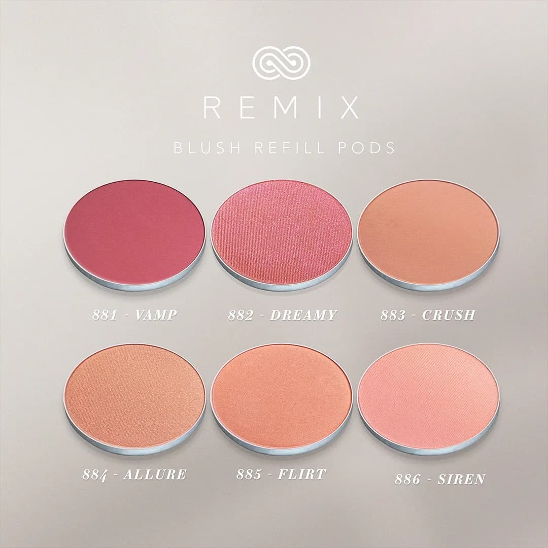 رژگونه آهنربایی پیپا PIPPA OF LONDON Remix Blush تعداد 6 رنگی — تصویر ۴
