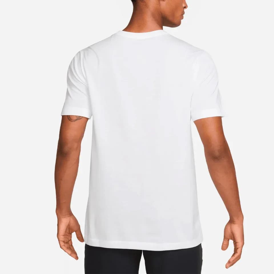 تیشرت تنیس مردانه نایک Court Heritage Dri-Fit – سفید — تصویر ۳