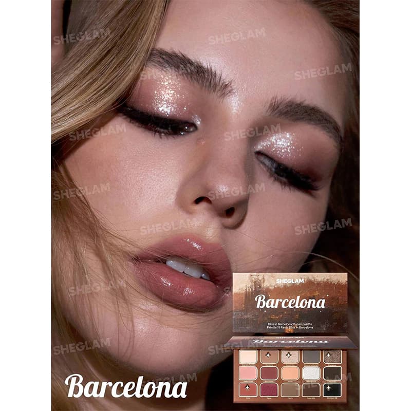 پالت سایه 15 رنگ شیگلم مدل BLISS IN BARCELONA — تصویر ۵
